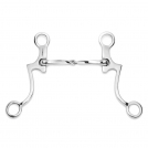 Showman Seven Shank with Slow Twist Snaffle - 5 inch