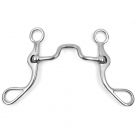 Showman Curved Shank with Flat Square Port - 5 inch