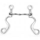 Showman S Shank Bit with Smooth Snaffle - 5 inch