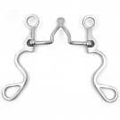 Showman Long S Shank with Cathedral Spade Port - 5 inch