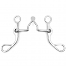 Showman Curved Shank with Cathedral Spade Port - 5 inch