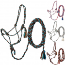 Tough1 Mecate Rope Halter with 12ft Lead