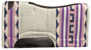 6269x - Black Felt Saddle Pad With Built Up Shoulder RH