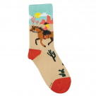 Kids Cotton Crew Socks - Yee Haw