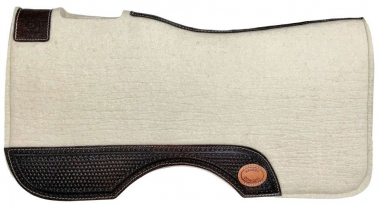 Tapis De Selle Klassy Cowgirl 28x30 Cm - Rose Prairie - Contour Feutre - Neuf