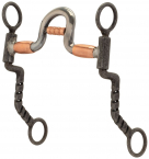 Ken McNabb Buffed Black Sweet Iron Bit - Spoon Mouth 5 Inch