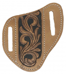 Rugged Ride Scroll Tooled Knife Sheath