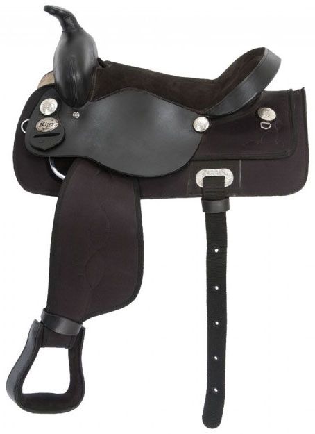 Tough-1 Eclipse Youth Krypton Synthetic All Around Saddle 13, 14