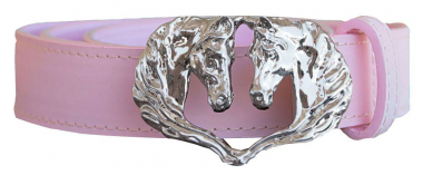 WOW Belt with Double Horse Head Buckle - Ladies/Youth  display picture 1
