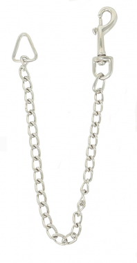18 Inch Nickel Plated Lead Chain: Chicks Discount Saddlery