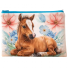 Blossoms and Baby Hooves Cosmetic Pouch