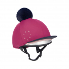 LeMieux Classique Pom Hat Silk with Detachable Pom - Blackberry