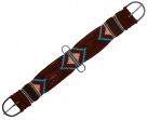 Rugged Ride Mohair Blend Cinch - Brown, Tan And Turquoise