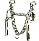 Coronet Military Elbow Corkscrew Straight Mouth Stainless Steel Bit