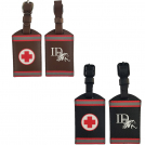 New Red Cross Rider and Horse Emergency Information Tag