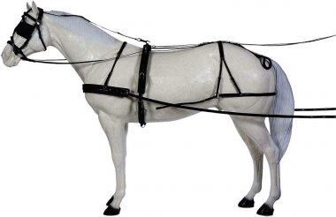 Horse..Fleece Harness Saddle,Breast & Breeching Pad Set 