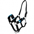 Rugged Ride Mohair Halter - Black, Grey, Turquoise And Cream