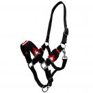Rugged Ride Mohair Halter - Black, Grey, Red And Cream