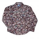 Cowboy Hardware Mixed Paisley Long Sleeve Shirt - Youth