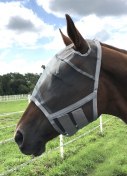Repel Mask Fine Mesh Fly Mask With Absorbent Velcro Panel - No Ears
