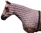 Rugged Ride Lycra Mane Tamer With Zipper Closure- Kaleidoscope