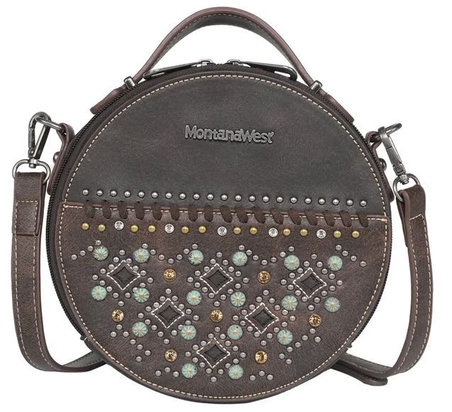 Montana West Cut-Out Studs Collection Circle Crossbody Bag: Chicks Discount  Saddlery