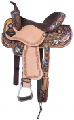 Silver Royal Naomi Barrel Saddle