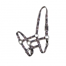 Showman Premium Nylon Python Print Adjustable Halter With Satin Finish Hardware