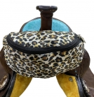 Showman Cheetah Print Insulated Pommel/Horn Bag