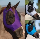 Professionals Choice Comfort Fit Lycra Fly Mask - Solid Colors