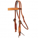Professional's Choice Natural Roughout Gunslinger 5/8 Inch Browband Headstall