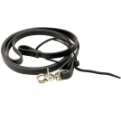 Professional's Choice Black 5/8 Inch Latigo Roping Reins
