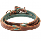 Professional's Choice Twist Emerald Burgundy Roping Rein