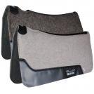 Professionals Choice Cowboy Felt Air Ride Barrel Saddle Pad - 1 Inch Felt Bottom - 29 x 30