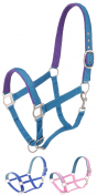 Tough-1 Padded Nylon Pony Halter With Satin Hardware
