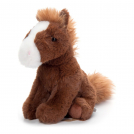 Wild Onez Babiez by Zoologee - 6in Sitting Sorrel Horse Plush