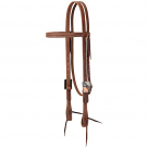 Weaver ProTack® Browband Headstall with Designer Hardware - Copper Flower