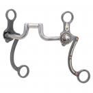 Cowboy Tack Buffalo Coin Hinged Port Bit - 5 1/8 in mouth