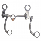 Partrade Cowboy Tack Smooth Dot Life Saver Bit - 5 1/8 in mouth