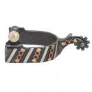Partrade Cowboy Tack Barbwire Large Cup Spurs <br>