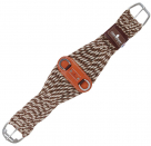 Classic Equine 27 Strand Mohair/Alpaca Roper Cinch With Leather Center