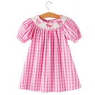 Horse Embroidery Smocking Dress