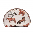 Running Horse Cosmetic Make Up Bag -  8.3 x 5.5 x 2.8