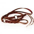 Professional's Choice Ranch Bleeding Heart Ring Roping Rein - 5/8 Inch