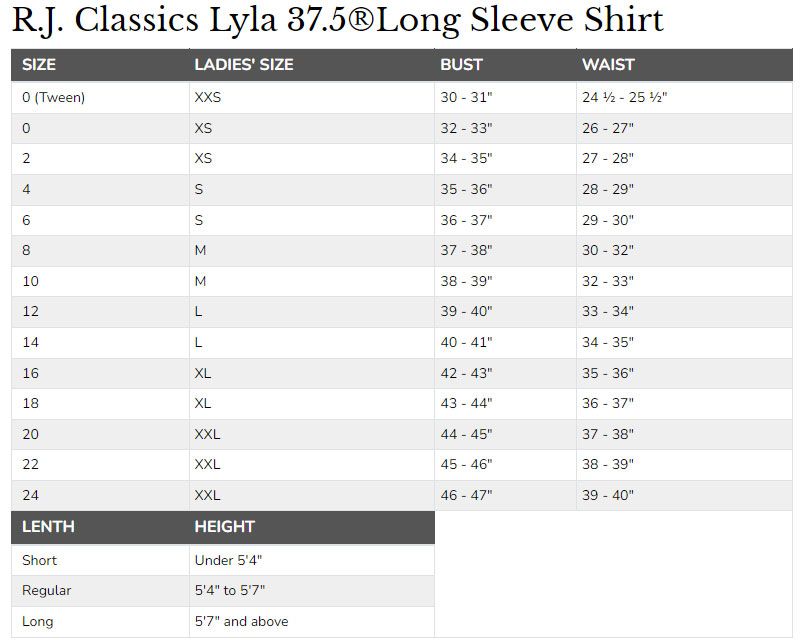 RJ Classics Lyla Long Sleeve Training Shirt With 37.5 Thermo Tech ...