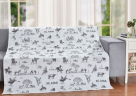 De Leon Collections Ranch Living Quilted Throw Blanket
