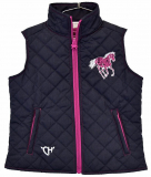 Cowgirl Hardware Ride Horse Quilted Vest - Youth