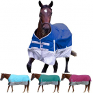 Rugged Ride 1200 Denier Midweight Waterproof Turnout Blanket - with Grey Skirt - 200 gram Fill