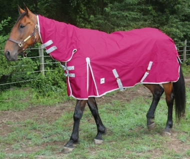 Barnsby Equestrian Waterproof Horse Winter Blanket/Turnout Rug With Neck Combo 1200 Denier with 300g Fill 