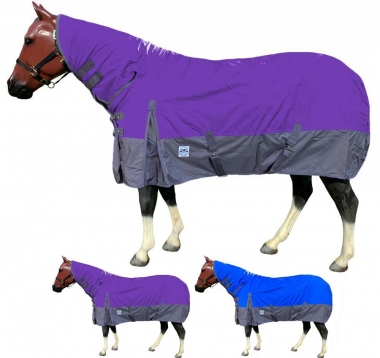 Rugged Ride 1680D Super Heavyweight Combo Neck Turnout Blanket - 400gr ...